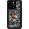 NHL Ottawa Senators Camo iPhone 15 Pro Waterproof Case